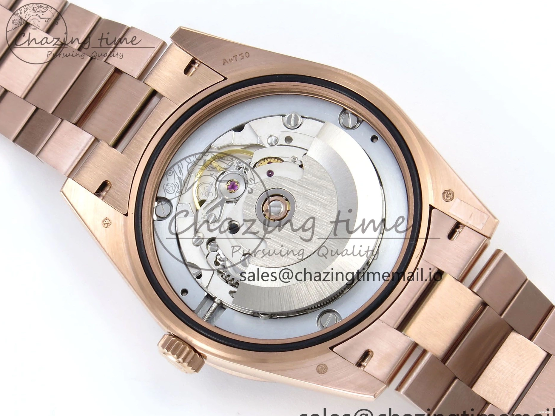 Roman on Weight) DayDate Best Green Dial President V5 A2836 1:1 Bracelet Edition 40 Bezel RG QF Diamonds (Gain 0111